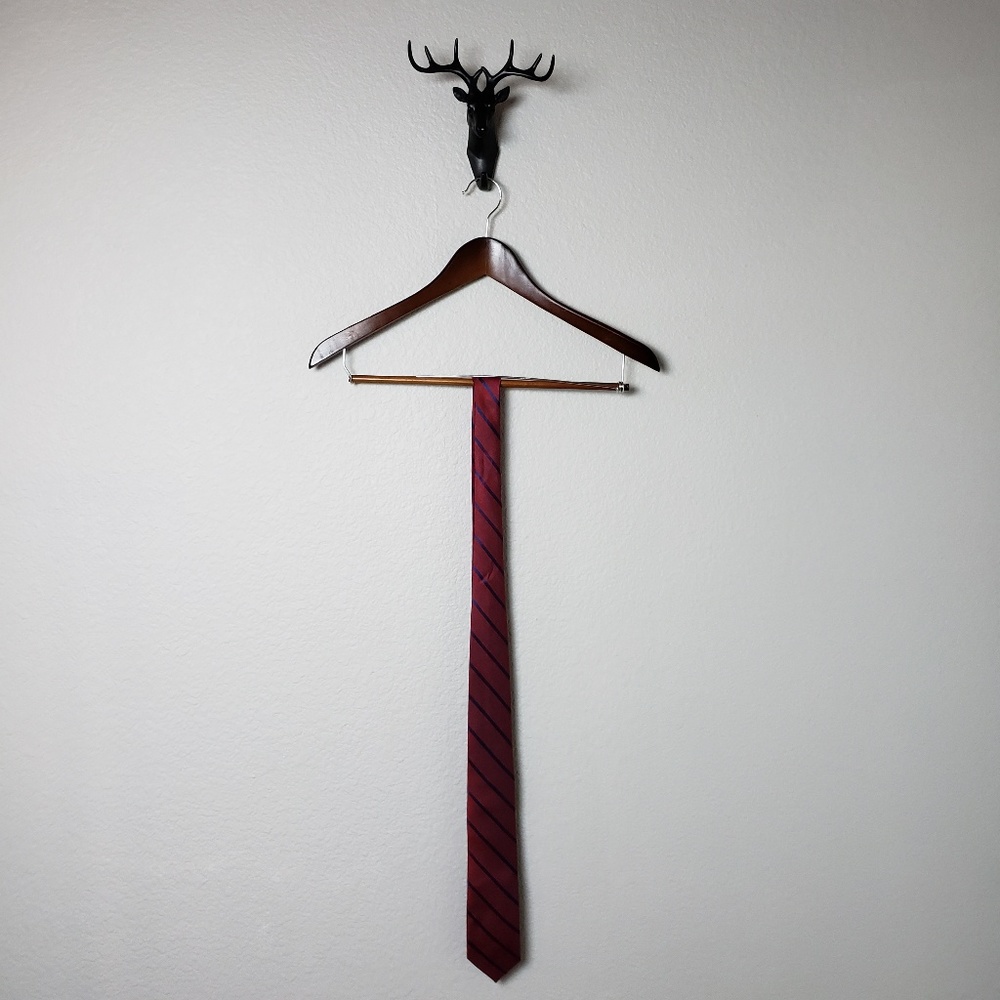 Sprezza Nyc Red Stripe Tie